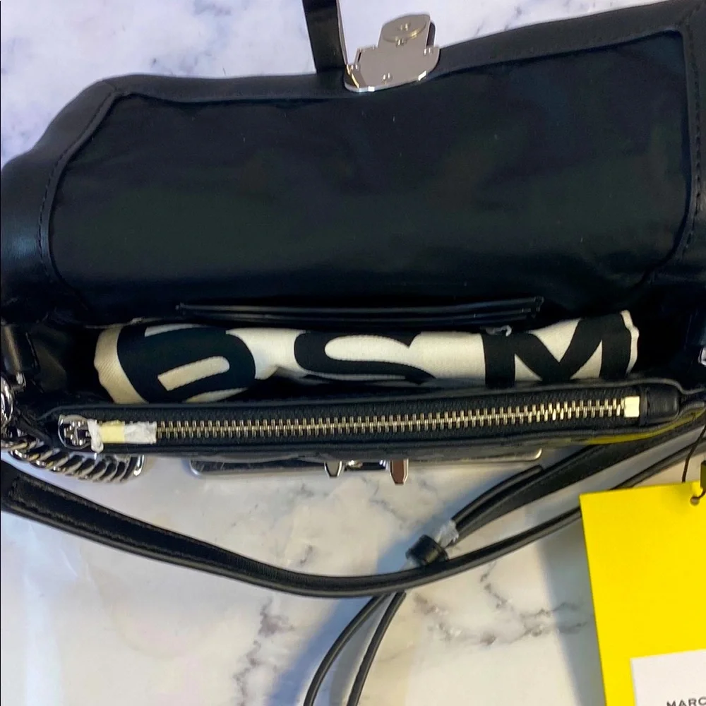 NWT Marc Jacobs Black Quilted Mini Shoulder Bag - Picture 8 of 11